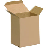 Aviditi Kraft Brown Folding Gift Boxes, 3 x 2 x 5, Pack of 500, Easy to Assemble Reverse Tuck Carton, for Small Gifts or Parts