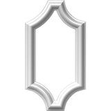 Ekena Millwork PNL08X16AS-02 8W x 16H x 1/2P Ashford Molded Scalloped Wainscot Wall Panel