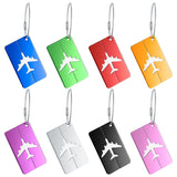 Varenyya Metal Luggage Tags Set,Durable Aluminium Travel Suitcase Id Tags With Stainless Steel Cable Ties & Waterproof Pvc Cards
