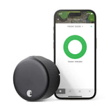 August Home AUGSL05M01G01 August WiFi, (4th Generation) Smart Lock, Matte Black