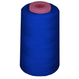 LA Linen 100% Polyester Cone Serger Thread, Royal AX749