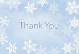 Great Papers! Merry Snowflake Foil Thank You Notecard, 50 count, 4.875x3.375 (2015105)