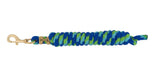 Weaver Leather Poly Lead Rope , Blue/Turquoise/Green, 5/8-Inch x 10-Feet