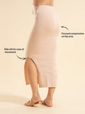 Nykd Seamless Spandex Saree Shapewear For Women Petticoat/Peticote With Drawstring Saree Shapewear, Nysh021, Nude, L, 1N