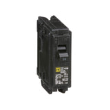 Square D HOM115 PlugIn Mount Standard Miniature Circuit Breaker 1Pole 15 Amp 120 Volt AC Homeline