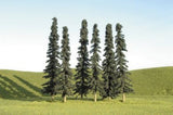 Bachmann Industries Scene Scapes Ho Scale 4-6 Conifer Trees (24 Per Bag)