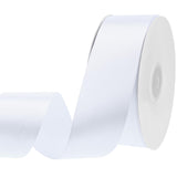 woric White Ribbon 60 Yards 1 1/2 inch White Satin Ribbon Wide Gift Ribbons for Flower Floral Arrangement Gift Wrapping Chair Ch