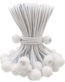 BINCKIN Ball Bungee Cords 50 Pcs, 6 Inch Bungee Cords with Balls, Small Bungee Cords Heavy Duty Outdoor, Bungee Balls for Tarp T