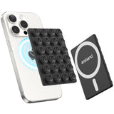 amBand Magnetic Sticky Phone Suction Grip for MagSafe, Removable for Wireless Charging, Durable Magnet Silicone Portable Mount S