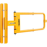 Global Industrial Adjustable Spring-Loaded Safety Swing Gate, 24 to 40 W Opening, Self-Closing Safety Gate, Powder Coated High-V