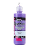 TULIP Dimensional Fabric Paint 20743 Dfpt 4Oz Sparkles Sugar Plum, 4 Fl Oz (Pack of 1), As Detailed