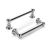 khtumeware 10 Pack 3-1/2 inch(89mm) Hole Center Vibrant Polished Chrome Cabinet Pulls Solid Heavy-Duty Kitchen Cabinet Hardware