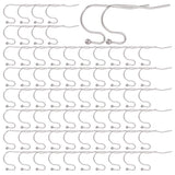 SUNNYCLUE 1 Box 160Pcs French Earring Hook French Earring Hooks Silver 316 Stainless Steel Earrings Hooks Earwires Fish Hook Ear