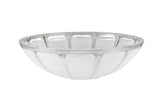 Aspen Creative 2350701 Clear & Sandblasted/2 Tone Replacement Glass Shade for Medium Base Socket Torchiere Lamp, Swag Lamp,Pend