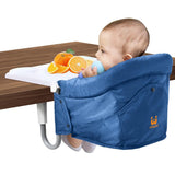 MTWML Hook On High Chair with Tray,Portable Baby High Chair That Attaches to Table,Clip On Fast Table High Chair for Babies and