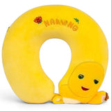 Shaktism Cute Cartoon UShaped Neck Pillow For Travel, Soft Plush Neck Support Cushion For Kids & Adults, Lightweight Portable H