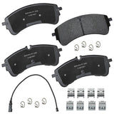 Bendix Premium SBM2280 Semi-Metallic Rear Brake Pads for Ford E-Transit 2023-2022, Transit 2020, Transit-150 2023-2020, Transit-