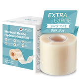 LIFARA Hydrocolloid Roll for Wound Care - Cut-to-Size, Extra Large Hydrocolloid Patch Bandages with Self-Adhesive, Ultra Absorbe