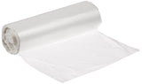 Spectrum CP242406N HDPE Institutional Trash Can Liner, 710 Gallon Capacity, 24 Length x 24 Width x 6 Micron Thick, White (Cas