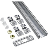 National Hardware N343-129 By-Passing Door Hardware Set, 60-Inches, Coated with WeatherGuard Protection, Galvanized