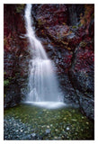 Waterfall In Creek Along Gold River Highway, Vancouver Island, Canada-Paper Art-14,,X20,,