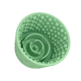Dog Slow Feeder Lick Bowl,Anxiety Relief Slow Feeder Treat Dispenser, Non-Slip Anti-chocking Pet Dish, Silicone Dog Licking Bowl