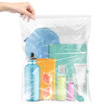 Yotelab Large 3.5 Gallon Plastic Zipper Storage Bags, 16x19 Inches Clear Reclosable Storage Bags 20Pieces