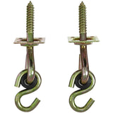 National Hardware N264069 V2038 Swing Hook Kits in Yellow Chromate, White, 2 count(Pack of 1)