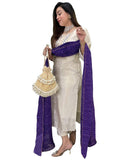 Gosriki Women'S Rayon Viscose Straight Embroidered Kurta With Pant & Dupatta (Mono White-Gs_M_White_Medium),White,,B0DXKYRMJJ