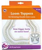 Authentic Knitting Board 60 Peg Loom Toppers, use with Rotating