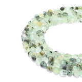 BEADIA Irregular Natural Prehnite Stone Loose Semi Gemstone Beads for Jewelry Making 7-10mm 38cm