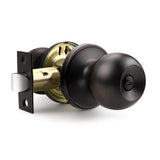 Lepushom 1 Pack Bathroom Door Knob, Door Knobs Interior Without Keys, Antique Door Knobs for Bedroom and Office, Privacy Functio