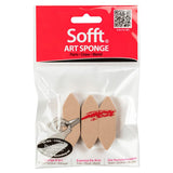 Sofft Artist Tools by Golden, Point Sponge Bars, Pack of 3, Professional Artist Pastels