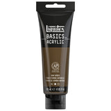 Liquitex BASICS Acrylic Paint, 118ml (4oz) Tube, Raw Umber