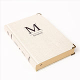 aoaoway Hardcover Thickened Notebook Diary, Kraft Paper,A5 (White)