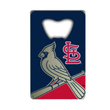 FANMATS 62539 St. Louis Cardinals Credit Card Style Bottle Opener - 2x 3.25