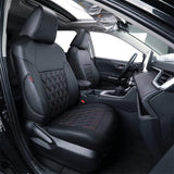 coverdream Corolla Cross Waterproof Leather Seat Covers Custom Fit for 2023-2025 Toyota Corolla Cross Hybrid S,SE,XSE,Nightshade