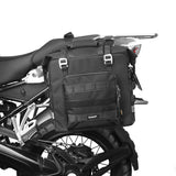 Rhinowalk Motorcycle Saddlebag Waterproof Luggage Bag Quick Release Motorcycle Side Bag 25L Fits Most Adventure and Sports Bike