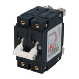 Blue Sea Systems CSeries White Toggle Double Pole 100A Circuit Breaker