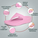 Ortho Joy Eva Slipper For Women || Waterproof & Everyday Flip Flops For Ladies || Slippers With Cushion Foot Bed || Anti-Slip Sole || Sweat Free,Pink,6,B0DS5BVPQY