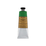 Charvin Extra Fine Professional Permanent Green Light Artist Oil Paint 60 ml - Triple-Milled for Smoothness, Rich Texture, Poppy