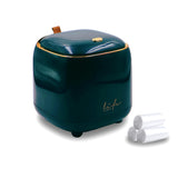 Kofebe Mini Trash Can with Lid, 2.2 L/0.6 Gal Countertop Garbage Can with 60 PCS Trash Bags for Desktop Vanity Bathroom Car, 5.5