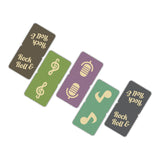 woopme Rock and Roll Magnetic Bookmark for Book Lovers Readers Students Gift Magnetic Page Clips Folding Set of 5