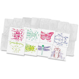 Rubbing Plates True Insects; Set of 16; no. R5803(Colors May Vary)