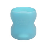 Dr. Brown's Options+ Wide-Neck Glass Bottle Sleeve, 100% Silicone, Blue, BPA-Free, 5 oz, 1-Pack