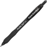 Paper Mate 2095468 Profile Retractable Gel Pen, Fine 0.5 mm, Black Ink, Translucent Black Barrel, Dozen (PAP2095468)
