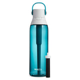 Brita Hard-Sided Plastic Premium Filtering Water Bottle, BPA-Free, Reusable, Replaces 300 Plastic Water Bottles, Filter Lasts 2