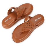 Ortho Joy Doctor Fancy Slipper For Women || Orthopedic Women'S Fancy Slipper/Sandal For Women,Tan,6,B0CQJPNGJJ