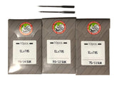 30pcs organ serger needle elx705 705 2022 chain stitch flat shank (12 Regular point)