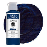 DA VINCI PAINTS Professional Artist Fluid Acrylic Paint, Prussian Blue, 4oz